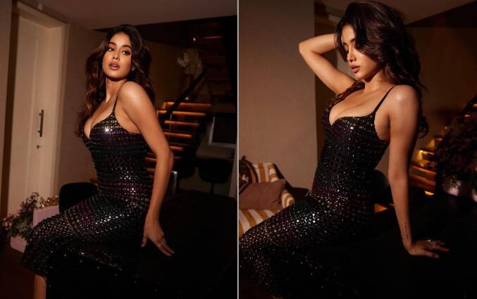 બોલીવૂડ એક્ટ્રેસ જાહ્નવી કપૂર તેના ગ્લેમરસ અંદાજથી ચાહકોને દિવાના બનાવે છે. જાહ્નવી દરેક લૂકમાં ખૂબ જ સુંદર લાગે છે.