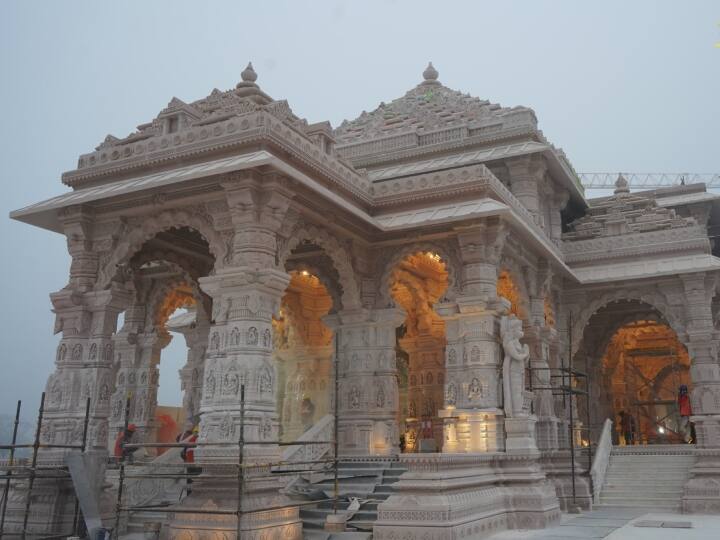 Ayodhya Ram Mandir Inauguration Shri Ram Janmbhoomi Teerth Kshetra issue latest image and preparations ann Ramlala Pran Pratishtha: रामलला प्राण प्रतिष्ठा तैयारियां तेज, ट्रस्ट ने जारी की राम मंदिर की नई तस्वीर