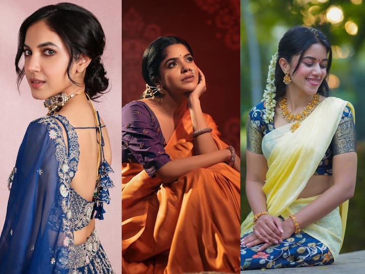 Actress Pongal Photos : தமிழ் திரைப்பட நடிகைகளில் பொங்கல் ஸ்பெஷல் புகைப்படங்கள் இதோ..!