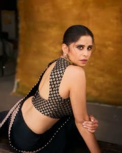 Sai Tamhankar : 'स्वर्गातील अप्सरादेखील लाजेल असा तुझा साज', सई ताम्हणकरचा हा लूक आहे एकदम खास