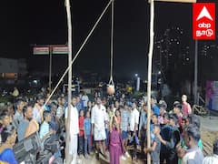 மியூசிக்கல் சேர் விளையாடுவோம்னு நினைச்சீங்களா? இளவட்ட கல்லை தூக்கி சம்பவம் செய்த பெண்கள்!