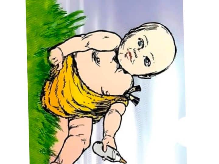 अगर आप 30 सेकंड से ज्यादा का वक्त ले चुके हैं. और आपकी समझ में नहीं आया. तो आपको बताते हैं आप तस्वीर को थोड़े अलग से  एंगल से  देखिए.  उसे 90 डिग्री पर  घुमाइए आपको मां का चेहरा दिख जाएगा.