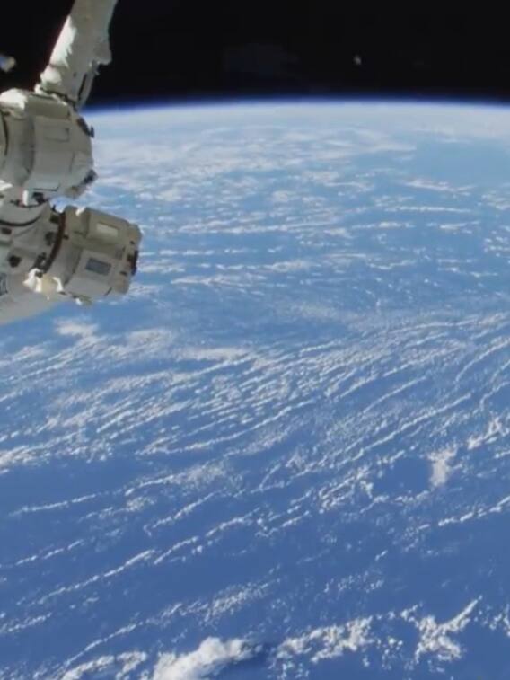 Video: नासा के एस्ट्रोनॉट ने स्पेस स्टेशन से दिखाया धरती का शानदार नजारा