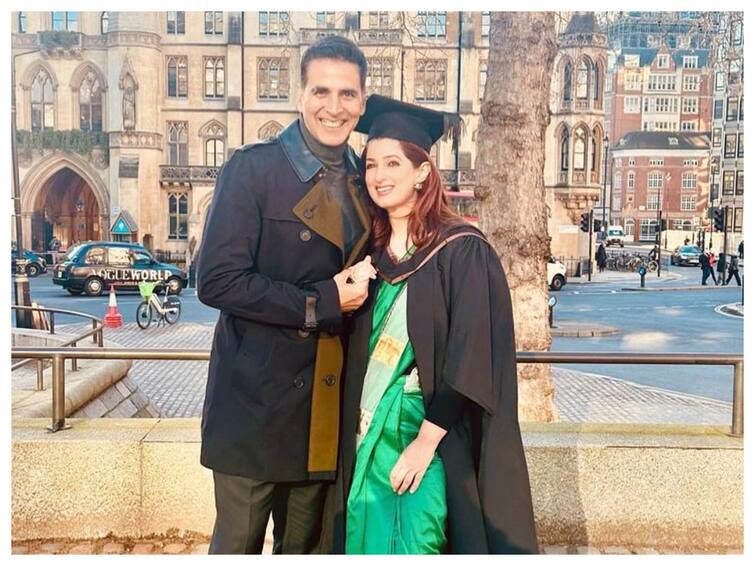 Akshay Kumar Calls Twinkle Khanna 'Superwoman' As She GraduatesPhoto From Graduation Ceremony Akshay Kumar Calls Twinkle Khanna 'Superwoman' As She Graduates: 'Wish I Had Studied A Bit More'