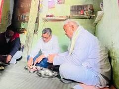 शित्रा मंत्री मदन दिलावर ने किया गरीब परिवार के बीच भोजन, कहा- 'मां के हाथों का...'