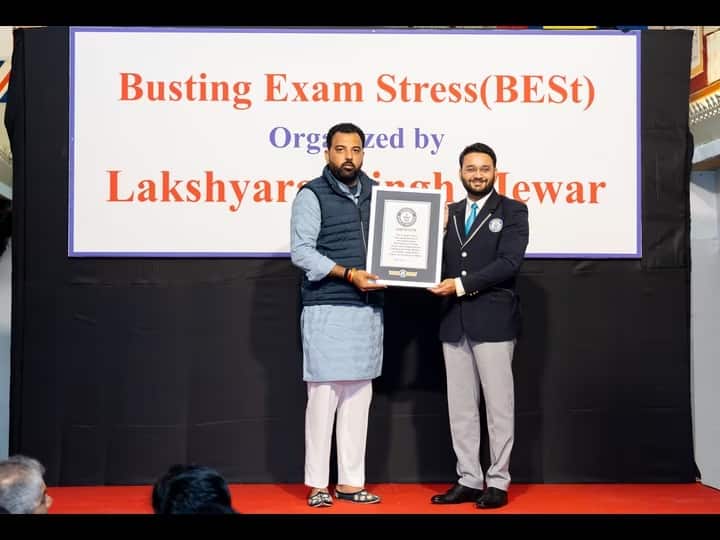 Mewar Royal Family Member Dr Lakshyaraj Singh Mewar holds 8th Time Guinness Book of World Record ann Rajasthan News: मेवाड़ राज परिवार के सदस्य ने बनाया 8वां गिनीज वर्ल्ड रिकॉर्ड, इन क्षेत्रों में लहराए सफलता के परचम