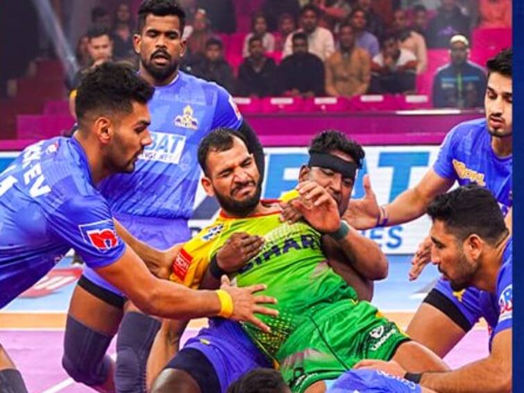 Pro kabaddi 2023 Tamil Thalaivas Defeat Patna Pirates 41-25 Ajinkya Pawar Tamil Sports News Pro Kabaddi 2023: தரமான சம்பவம் செய்த தமிழ் தலைவாஸ்.. பாட்னாவை 41-25 என்ற கணக்கில் வீழ்த்தி அசத்தல்..!