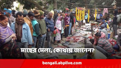 Uttarayan Mela At Bandel: দূর দূরান্ত থেকে বহু মাছ ব্যবসায়ী নদী পুকুর ছাড়াও বিভিন্ন সামুদ্রিক মাছের পসরা নিয়ে বিক্রি করেন।