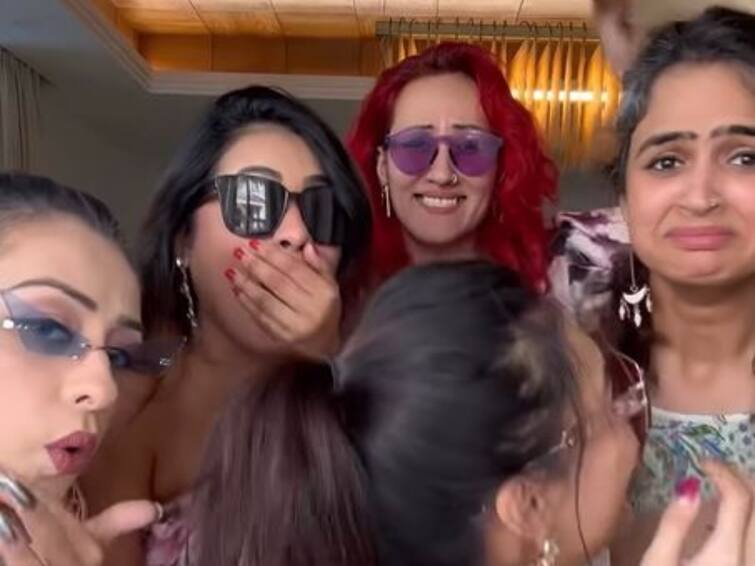 Bigg Boss OTT 1 Winner Divya Agarwal Is Having Her Girl Gang Bachelorette In Goa; Watch Bigg Boss OTT 1 Winner Divya Agarwal Is Having Her Girl Gang Bachelorette In Goa; Watch