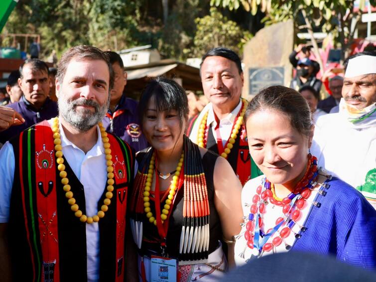 Jodo Nyay Yatra video Rahul Gandhi locals meet Kohima Nagaland Bharat WATCH: Rahul Gandhi Meets Locals In Nagaland On Day 3 of Bharat Jodo Nyay Yatra