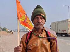 जयपुर से अयोध्या पैदल चला राम भक्त, कहा- 'प्रभु का दर्शन करना लक्ष्य'