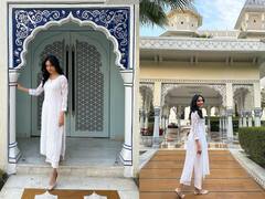 Ritu Varma Photos : ஜெய்ப்பூர் மாளிகையில் உலாவும் தேவதை ரித்து வர்மா!