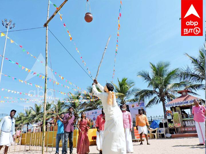 புதுச்சேரியில் நடந்த உறியடி திருவிழா