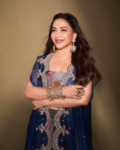 Madhuri Dixit Looks Stunning In Ethnic Printed Co-Ord Set; See Pics