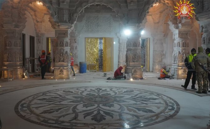 Ram temple consecration ceremony: ਰਾਮ ਮੰਦਿਰ ਪ੍ਰਾਣ ਪ੍ਰਤੀਸ਼ਠਾ ਤੋਂ ਪਹਿਲਾਂ ਕਿਵੇਂ ਦਾ ਹੋਵੇਗਾ ਗਰਭਗ੍ਰਹਿ, ਵੇਖੋ ਵੀਡੀਓ