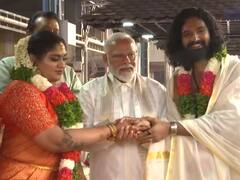 PM Narendra Modi: గురువాయూర్ ఆలయంలో సురేష్ గోపి కుమార్తె వివాహానికి హాజరైన ప్రధాని మోదీ