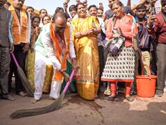 शिवराज सिंह चौहान ने सीहोर में की गणेश मंदिर में की साफ-सफाई, 22 जनवरी को अयोध्या नहीं जाने की बताई वजह