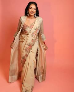 Rupali Ganguly Gives Her Saree Look A Modern Twist; SEE PICS