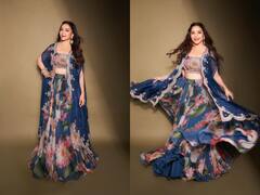 Madhuri Dixit Looks Stunning In Ethnic Printed Co-Ord Set; See Pics
