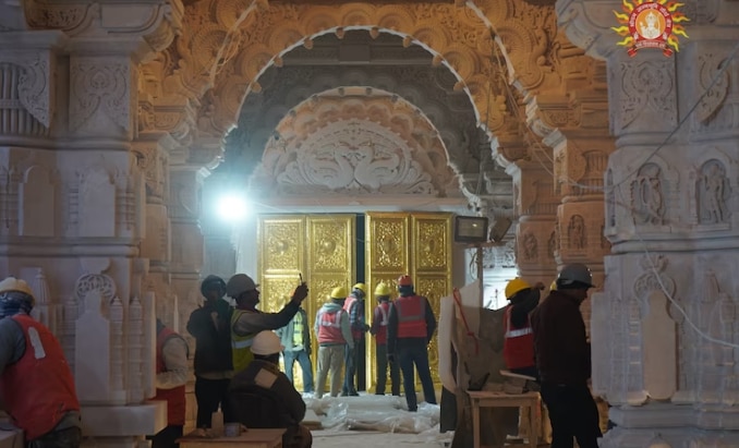 Ram temple consecration ceremony: ਰਾਮ ਮੰਦਿਰ ਪ੍ਰਾਣ ਪ੍ਰਤੀਸ਼ਠਾ ਤੋਂ ਪਹਿਲਾਂ ਕਿਵੇਂ ਦਾ ਹੋਵੇਗਾ ਗਰਭਗ੍ਰਹਿ, ਵੇਖੋ ਵੀਡੀਓ