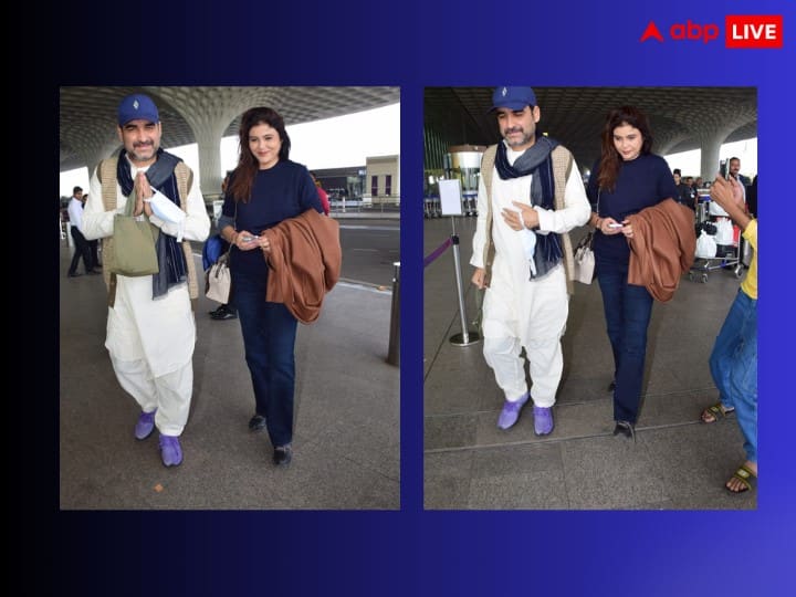 Pankaj Tripathi With Wife Mridula Pics: पंकज त्रिपाठी आज सुबह अपनी पत्नी मृदुला त्रिपाठी संग एयरपोर्ट पर स्पॉट किए गए. इस दौरान ओएमजी एक्टर की सादगी भरे अंदाज ने फैंस का दिल जीत लिया.