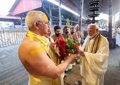 IN PICS: PM Modi Attends BJP Member Suresh Gopi’s Daughter’s Wedding At Guruvayur Temple