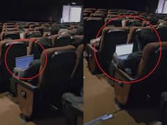 వర్క్ ఫ్రమ్ థియేటర్ - ఓ వైపు సినిమా, మరోవైపు వర్క్.. ఇదీ బెంగళూరు టెక్కీ జీవితం