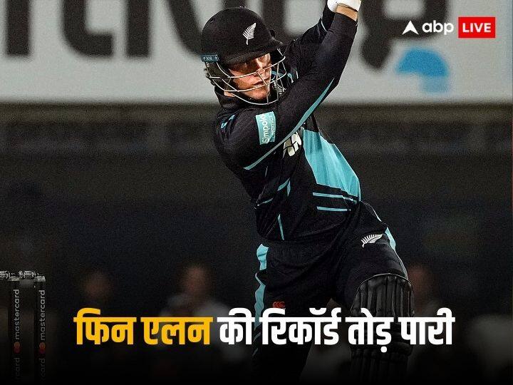 Finn Allen Record most sixes in t20i innings new zealand wins against pakistan Finn Allen Record: फिन एलन ने गर्दा उड़ा दिया! पाकिस्तान के खिलाफ कर दी छक्के-चौकों की बारिश