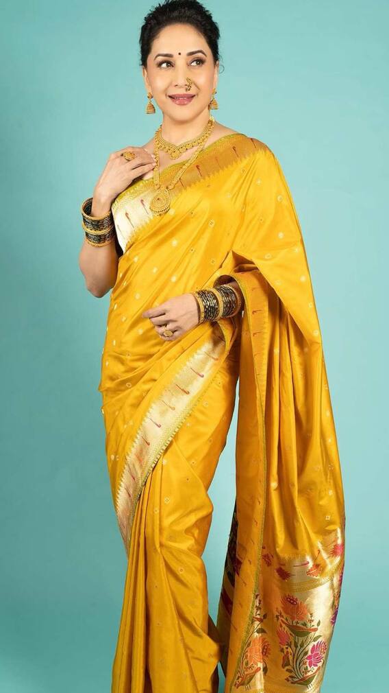 'धकधक गर्ल' चा  मराठमोळा अंदाज!