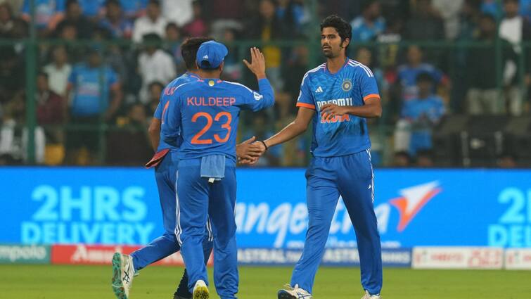 Gulbadin Naib's fight in vain as India beat Afghanistan in  3rd T20I after two super overs Washington Sundar picks three IND vs AFG 3rd T20I: নাইবের লড়াই জলে গেল, নাটকীয় ম্যাচ জিতে আফগানিস্তানকে হোয়াইটওয়াশ করল ভারত