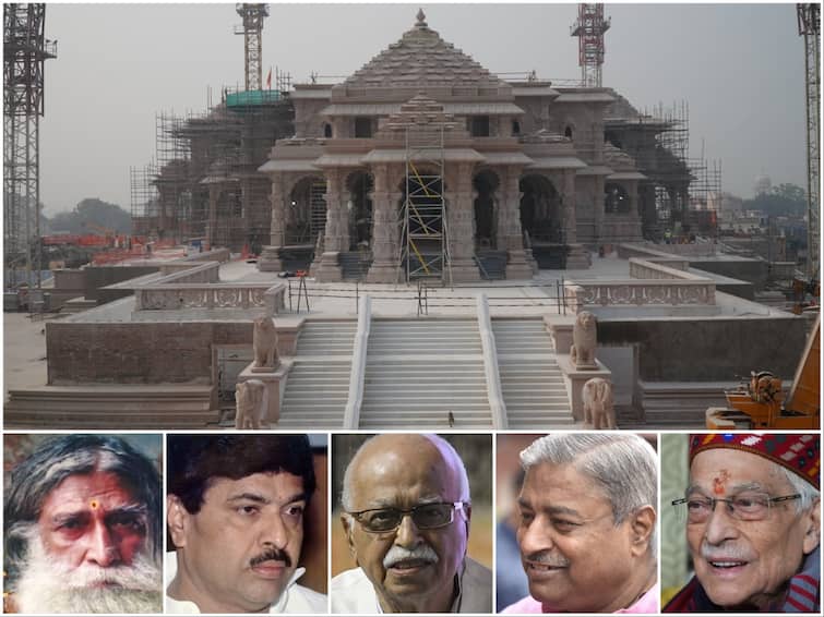 Ayodhya Ram Mandir Inauguration People Who started Ram Janmabhoomi Movement LK Advani Murli Manohar Joshi Vinay Katiyar abpp Mahant Raghubar Das To Kothari Brothers — Names That Defined Ayodhya Ram Janmabhoomi Movement