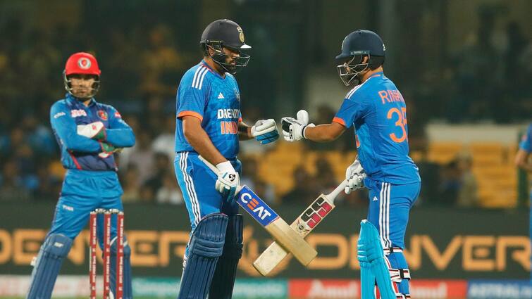 IND vs AFG 3rd T20 Score Live Rohit Sharma and Rinku Singh take IND to 212  in Bengaluru रोहितचं शतक, रिंकूचं अर्धशतक, भारताचे अफगाणिस्तानसमोर 213 धावांचे विराट आव्हान