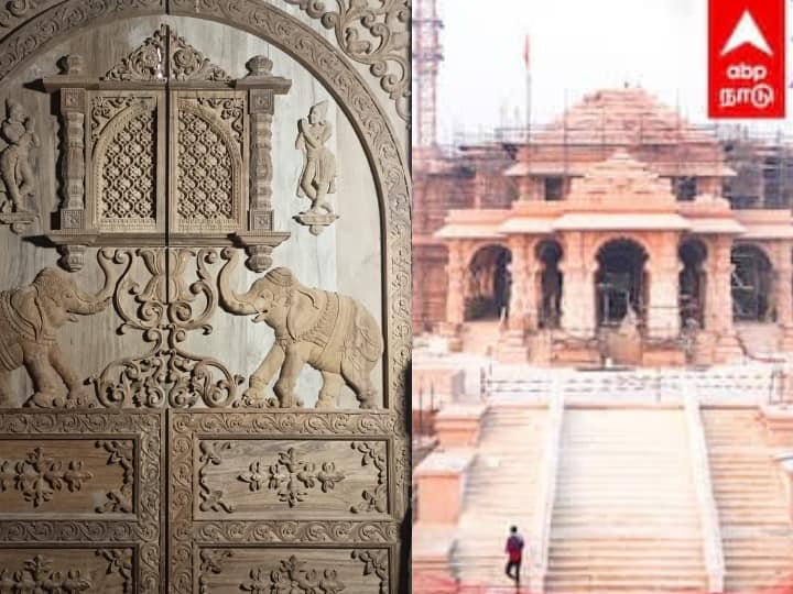 Mamallapuram sculptors made 44 huge teak wooden doors for Ram temple in Ayodhya Uttar Pradesh abpp Ayodhya Ram Temple: அயோத்தி ராமர் கோவில்! தமிழ்நாட்டில் இருந்து சென்ற மரக்கதவுகள் - சுவாரசிய தகவல்கள் இதோ