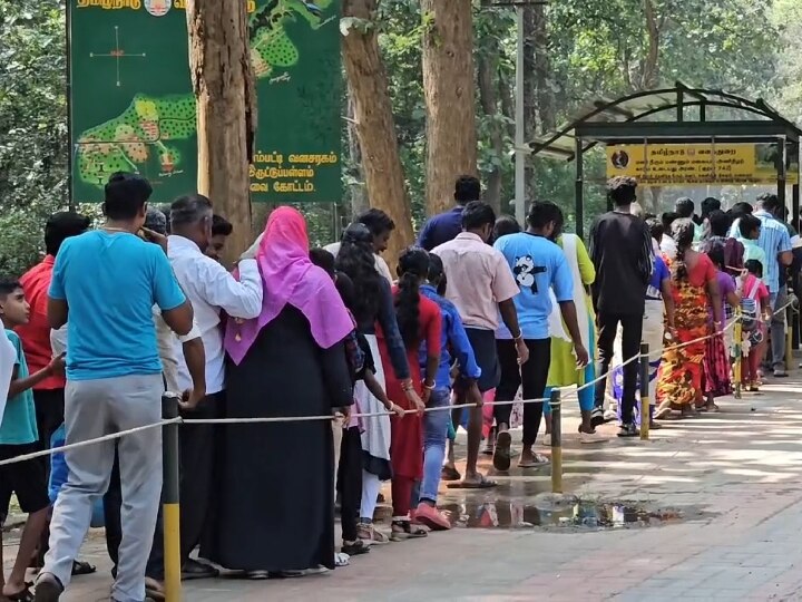 காணும் பொங்கல் கொண்டாட்டம் ; கோவை குற்றாலத்தில் குவிந்த சுற்றுலா பயணிகள்