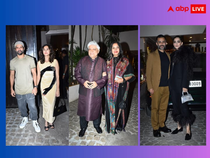 Javed Akhtar Birthday Bash: गीतकार जावेद अख्तर आज यानि 17 जनवरी को अपना 79वां बर्थडे सेलिब्रेट कर रहे हैं. उनके लिए एक्टर अनिल कपूर ने अपने घर पर एक शानदार बर्थडे पार्टी रखी. नीचे देखिए तस्वीरें.....