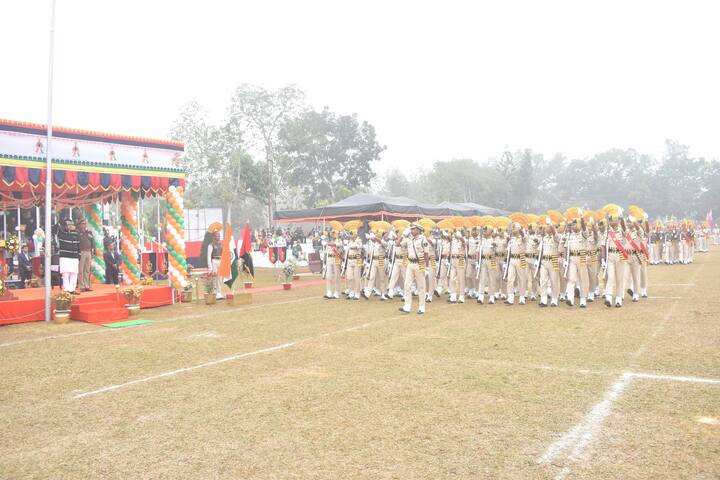 In addition to the CM, Tripura Director General of Police Amitabh Ranjan and other prominent personalities were also present. (Image Source: Twitter/@Tripura_Police)