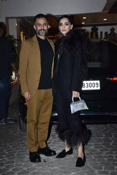 Sonam Kapoor And Anand Ahuja Set Fashion Goal In Their Latest Outing - See Pics