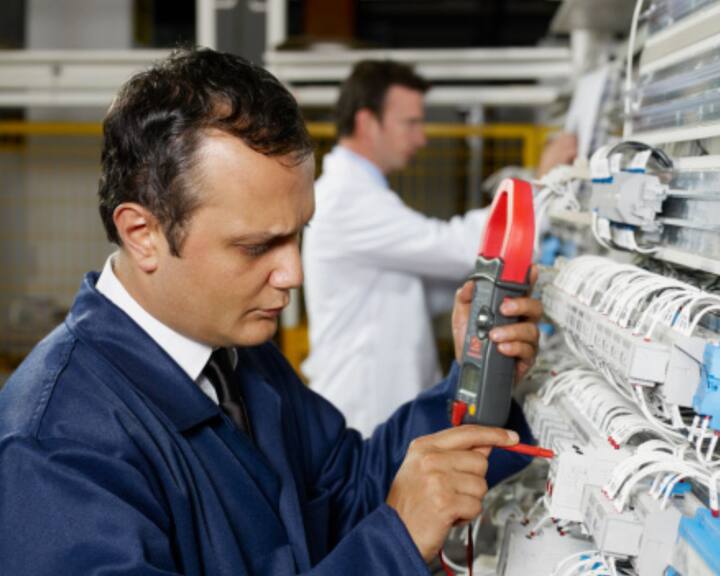 8. Electrotechnology Engineers: Engineers specialised in electrical technology, working on the design and maintenance of electronic systems and devices.