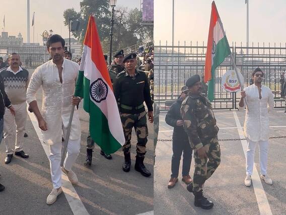 Varun Tej Operation Valentine's Vandematram Song | Wagah Border దగ్గర వరుణ్ తేజ్ | ABP Desam