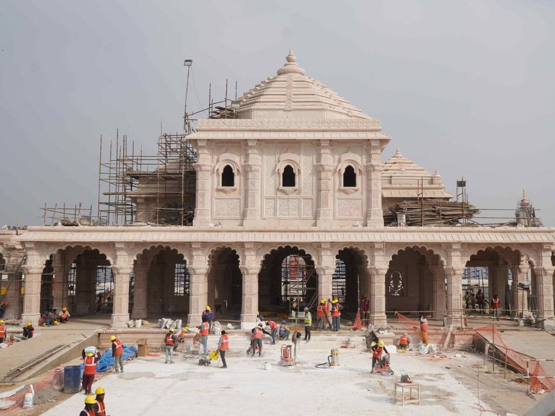 Ram Lalla Idol Installed On Day 3 Of Consecration Ceremony At Ayodhya Temple Ayodhya Ram Mandir Inauguration Ram Lalla Idol Pran Pratishtha Ram Lalla Idol Installed On Day 3 Of Consecration Ceremony At Ayodhya Temple