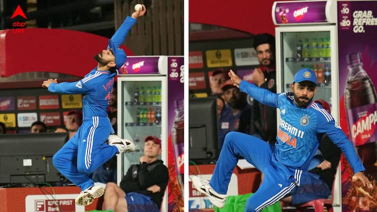 IND vs AFG: Virat Kohli's sensational save during India vs Afghanistan match gets massive reactions in social media Virat Kohli: কোহলির ফিল্ডিং ব্যাখ্যা করার জন্য নিউটনকে কি নতুন সূত্র আবিষ্কার করতে হবে? সোশ্যাল মিডিয়ায় ঝড়