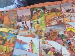 Ram Mandir News: वाराणसी के कलाकार ने साड़ी पर उतारी प्रभु राम की जीवन लीला, मन मोह लेंगी तस्वीरें