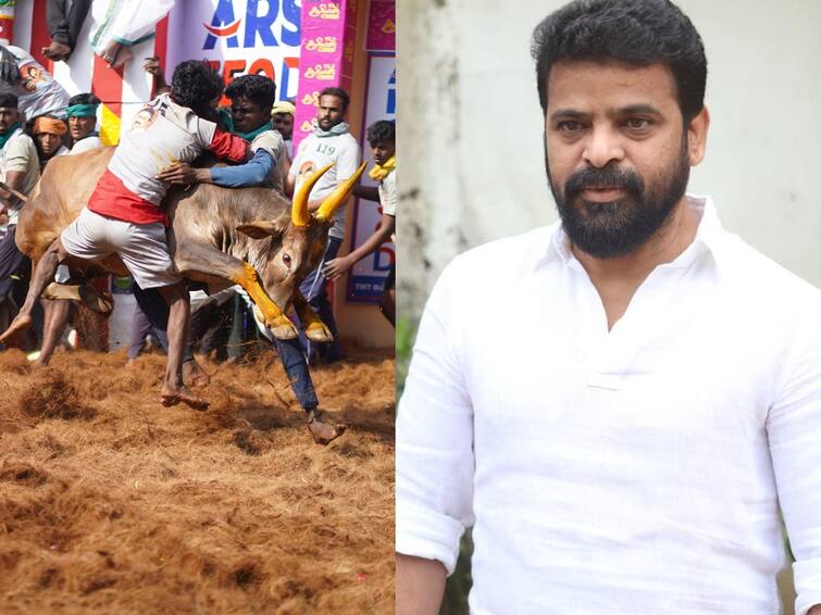 Director Ameer requested Tamilnadu government jobs should be allotted to players who are successful in Jallikattu விளையாட்டு பிரிவு.. அரசு வேலை.. ஜல்லிக்கட்டு வீரர்களுக்காக அமீர் வைத்த கோரிக்கைகள்..