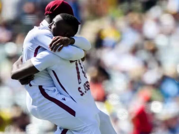 Australia west indies debutant shamar joseph equals 85 year old record with first ball dismissal of steve smith tamil sports news AUS vs WI: அறிமுகமான முதல் டெஸ்டின் முதல் பந்திலேயே விக்கெட்.. 85 ஆண்டுகால சாதனையை சமன் செய்த ஷமர் ஜோசப்!