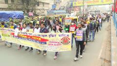 Job Seekers Agitation:পশ্চিমবঙ্গ পুলিশের কনস্টেবল ও এসআই পদে বিজ্ঞপ্তি প্রকাশ-সহ একাধিক দাবিতে পথে চাকরিপ্রার্থীরা