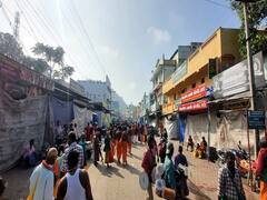 பழனியில் கடையடைப்பு;  மலை அடிவாரம் ஆக்கிரமிப்பு அகற்றத்தை கண்டித்து போராட்டம்