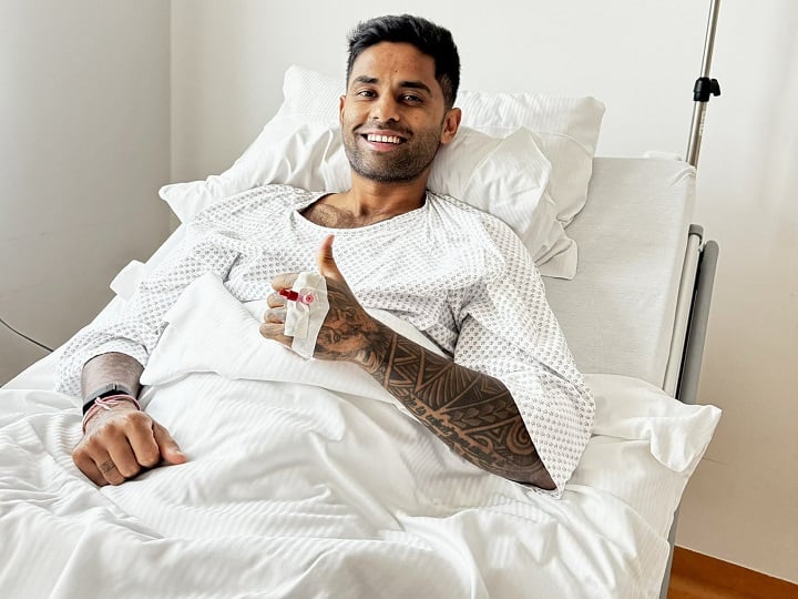 Suryakumar Yadav Ankle Surgery complete health fitness recovery updates social media post Suryakumar Yadav Injury: टखने की सर्जरी पूरी, अब वापसी की तैयारी; सूर्यकुमार यादव ने सोशल मीडिया पोस्ट के जरिए दी जानकारी