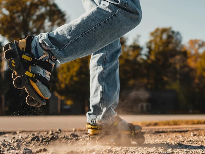 Moonwalkers X — Not just shoes, but high-tech gliders! Walk faster with wheels, covering 6-9 miles per hour. Lighter, pricier, and efficient.