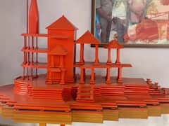 जेल में बंद मुस्लिम कैदी ने लकड़ी से बनाया राम मंदिर का मॉडल, CM योगी को करना चाहता है भेंट