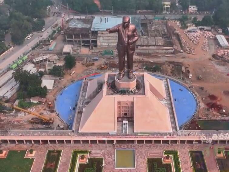 World's tallest Babasaheb Bhimrao Ambedkar statue to be unveiled by andhra cm jagan mohan in vijayawada today Ambedkar Statue: ஆந்திராவில் உலகின் மிகப்பெரிய அம்பேத்கர் சிலை - 206 அடி உயரம், 400 டன் எடை, ரூ.404 கோடி மதிப்பீடு